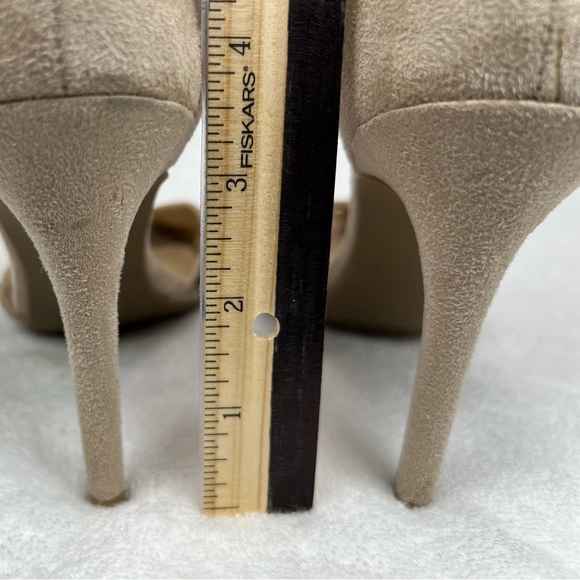 Mix No 6, suede peep toe with black jewels. - Picture 3 of 5